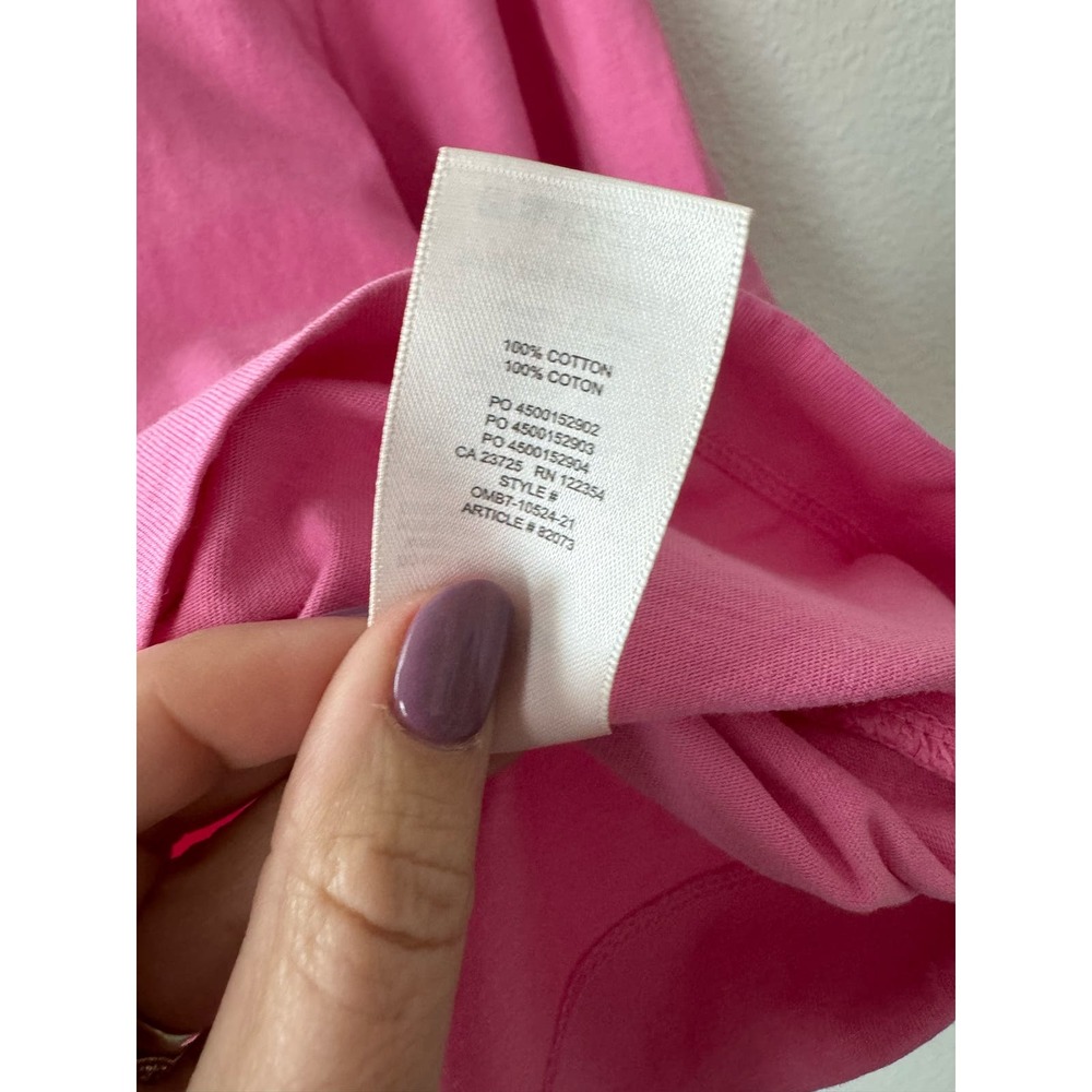 Wilfred Free Hot Pink Cropped Tshirt- women’s size M - Picture 3 of 5
